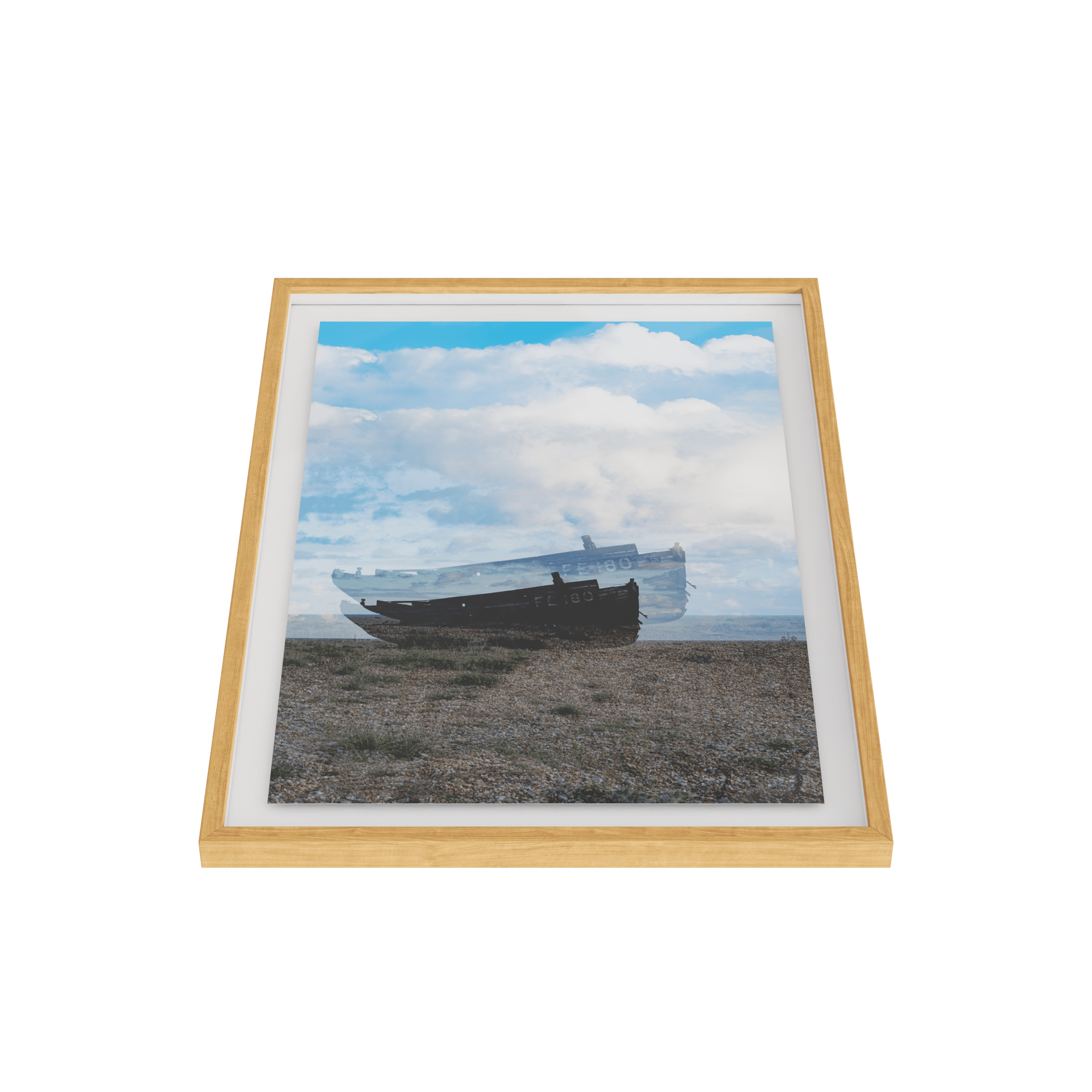 A Boat Twice - Edition X framed view 2