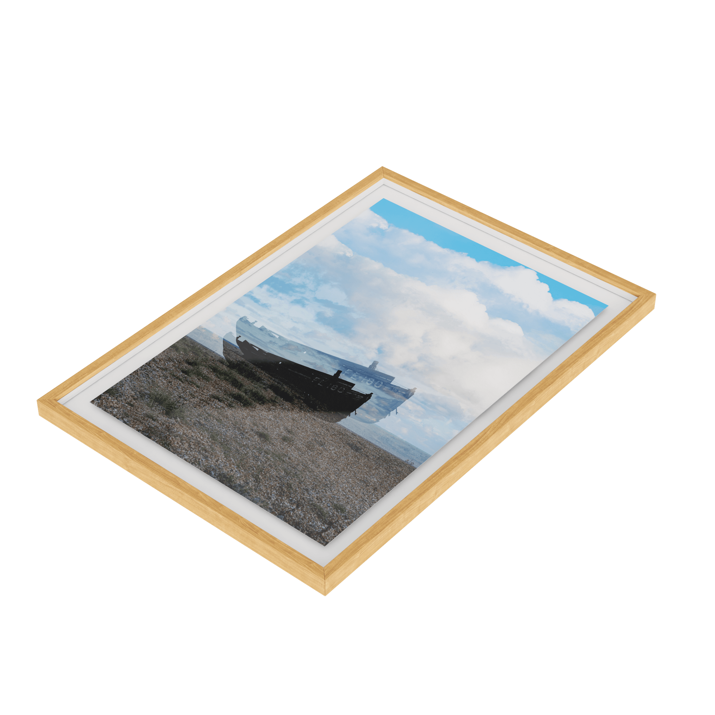 A Boat Twice - Edition X framed view 3