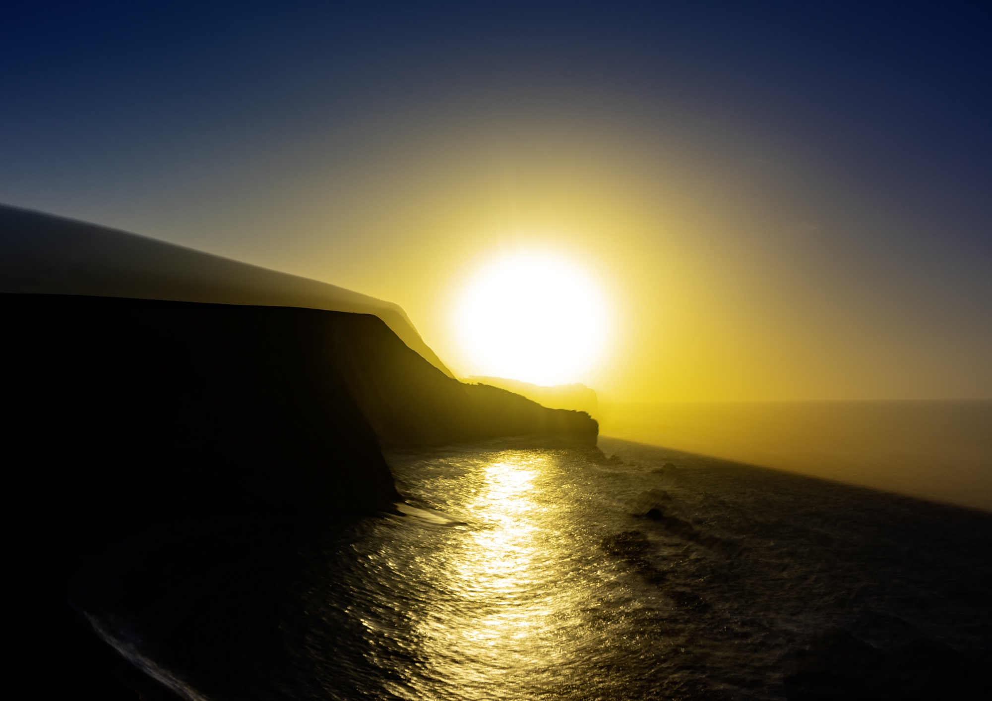 Sunrise at Man O'War - main photograph