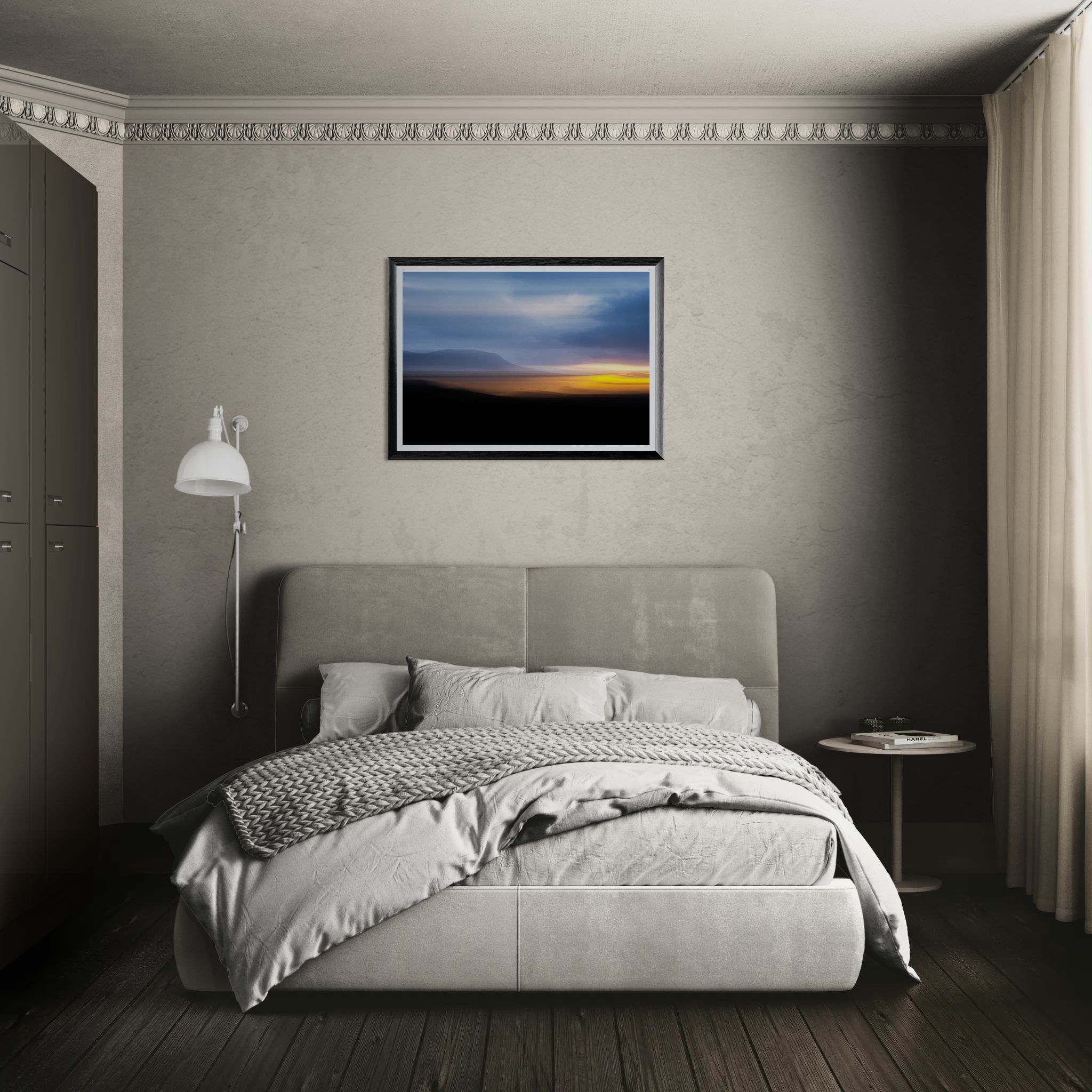 Twilight's Golden Divide - in-situ view 2