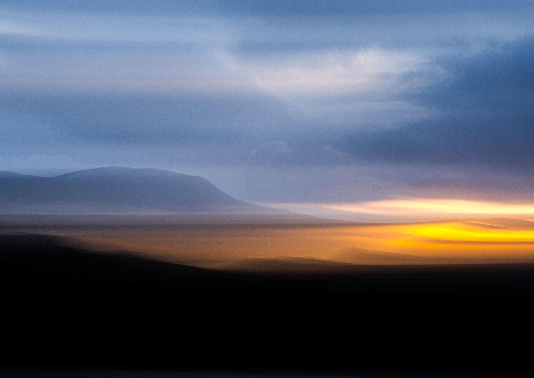 Twilight's Golden Divide - main photograph